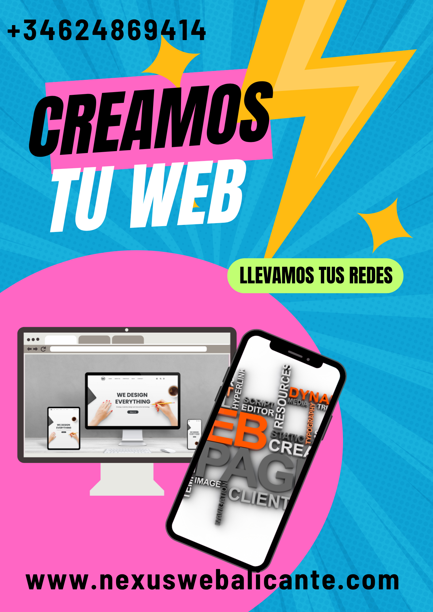 Promoción: servicios web, marketing y redes sociales